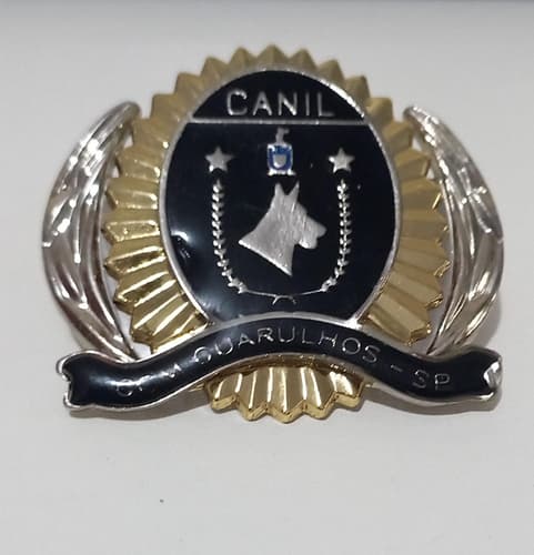 DISTINTIVO DE BOINA CANIL - GCM GUARULHOS